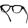 image:imageTIJN Blue Light Blocking Glasses Clear Lens Preppy Frame for Computer Use  Lightweight TR90 square frame designed for women and men ideal for computer work studying gaming and everyday screen timeClassic Black