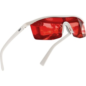 image:imageTIJN Wraparound Blue Light Blocking Glasses Men Women for Computer Gaming  Ultralight TR90 frame Dual AR coatings Red orange lens block 99 blue green light for night screen use and better sleep01ion White