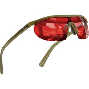 image:imageTIJN Wraparound Blue Light Blocking Glasses Men Women for Computer Gaming  Ultralight TR90 frame Dual AR coatings Red orange lens block 99 blue green light for night screen use and better sleep09bionic Green