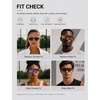 image:imageTIJN AntiSlip Sports Sunglasses Men Women UV400 Running Baseball Cycling Golf Hiking Fishing Wrap Around Outdoor GlassesWhite